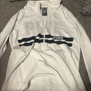 PINK Victoria's Secret White Long Sleeve Tee